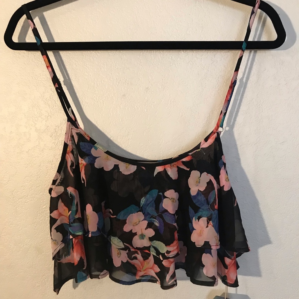 Show Me Your MuMu Black Crop Top